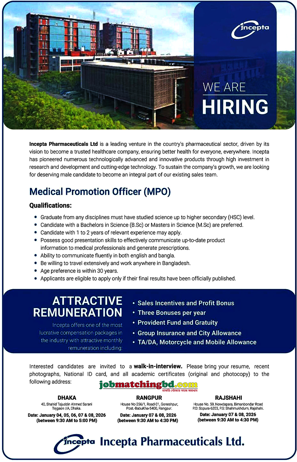 Pharma Job in BD