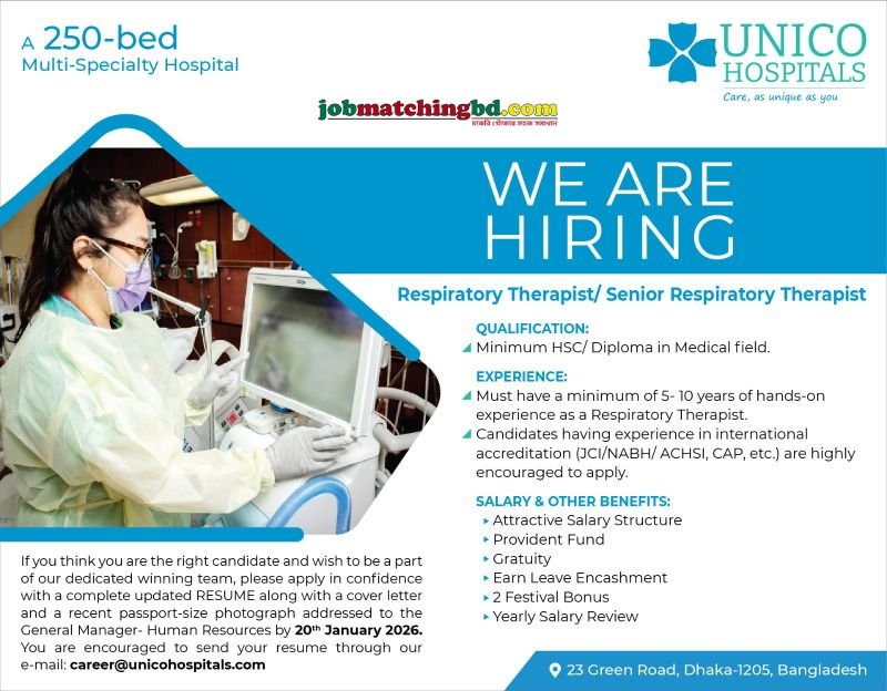 Hospital Job in Dhaka