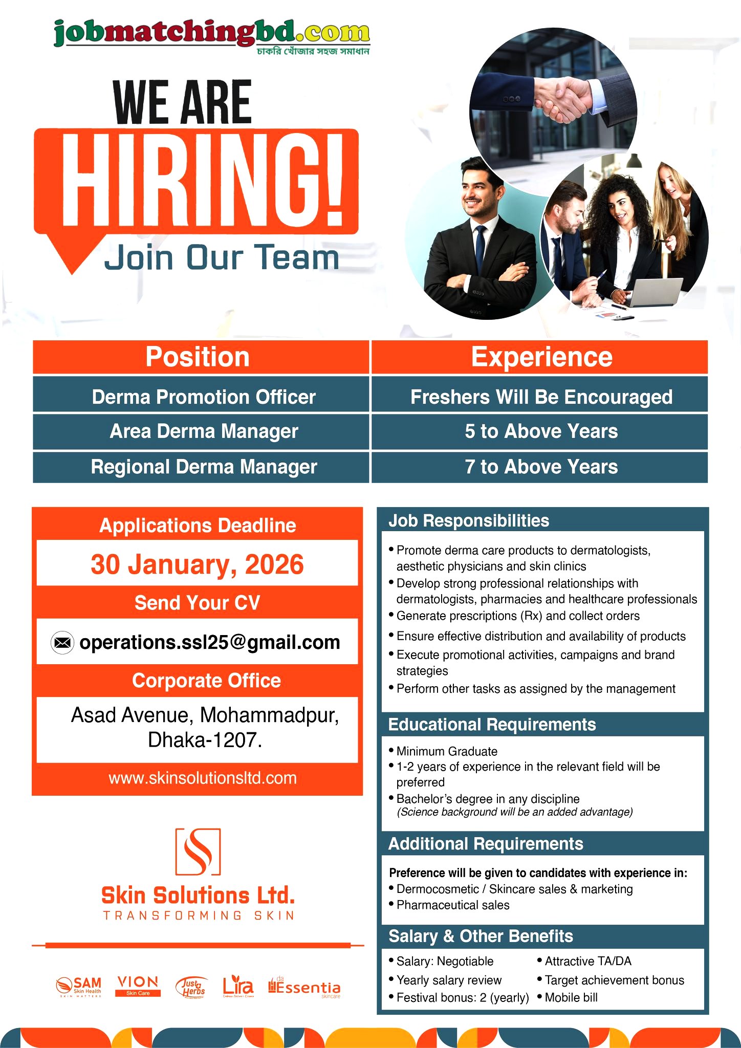 Sales Job in Bangladesh