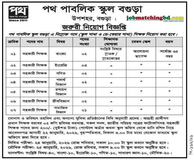 Education Job Circular