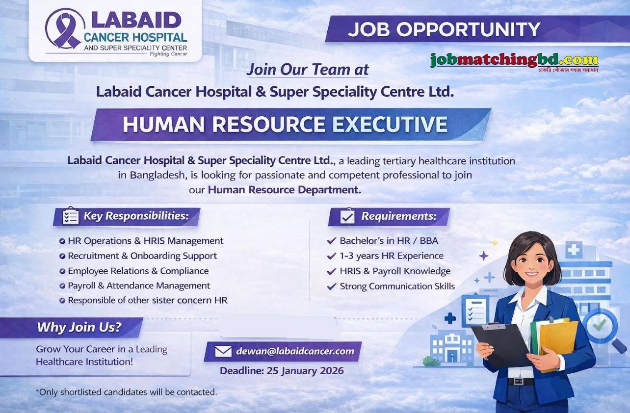 HR Job in Dhaka