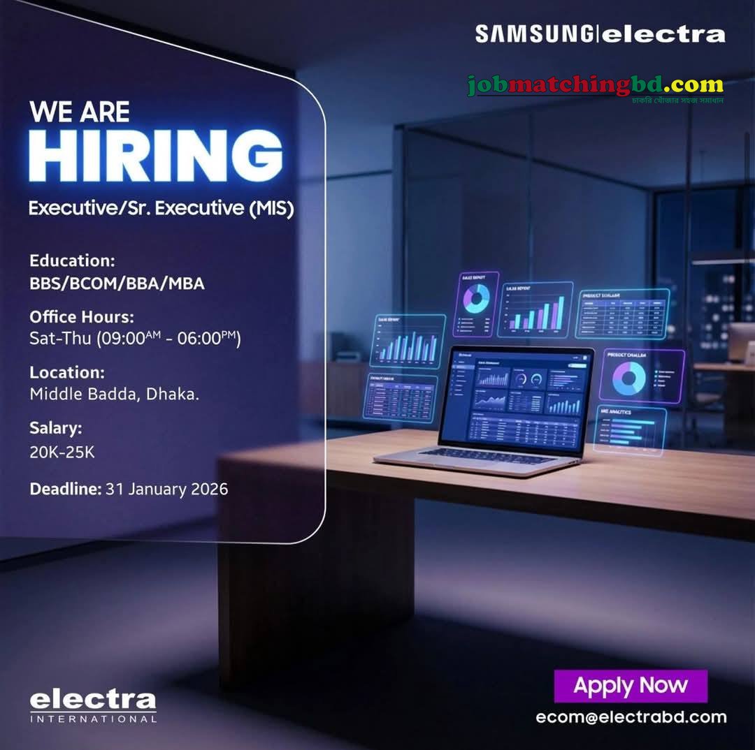 Executive Jobs in Dhaka