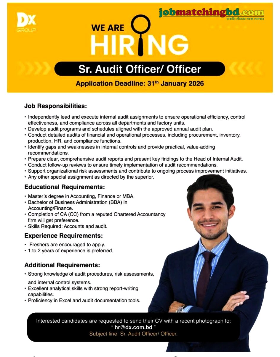 Accounting Jobs in Bangladesh