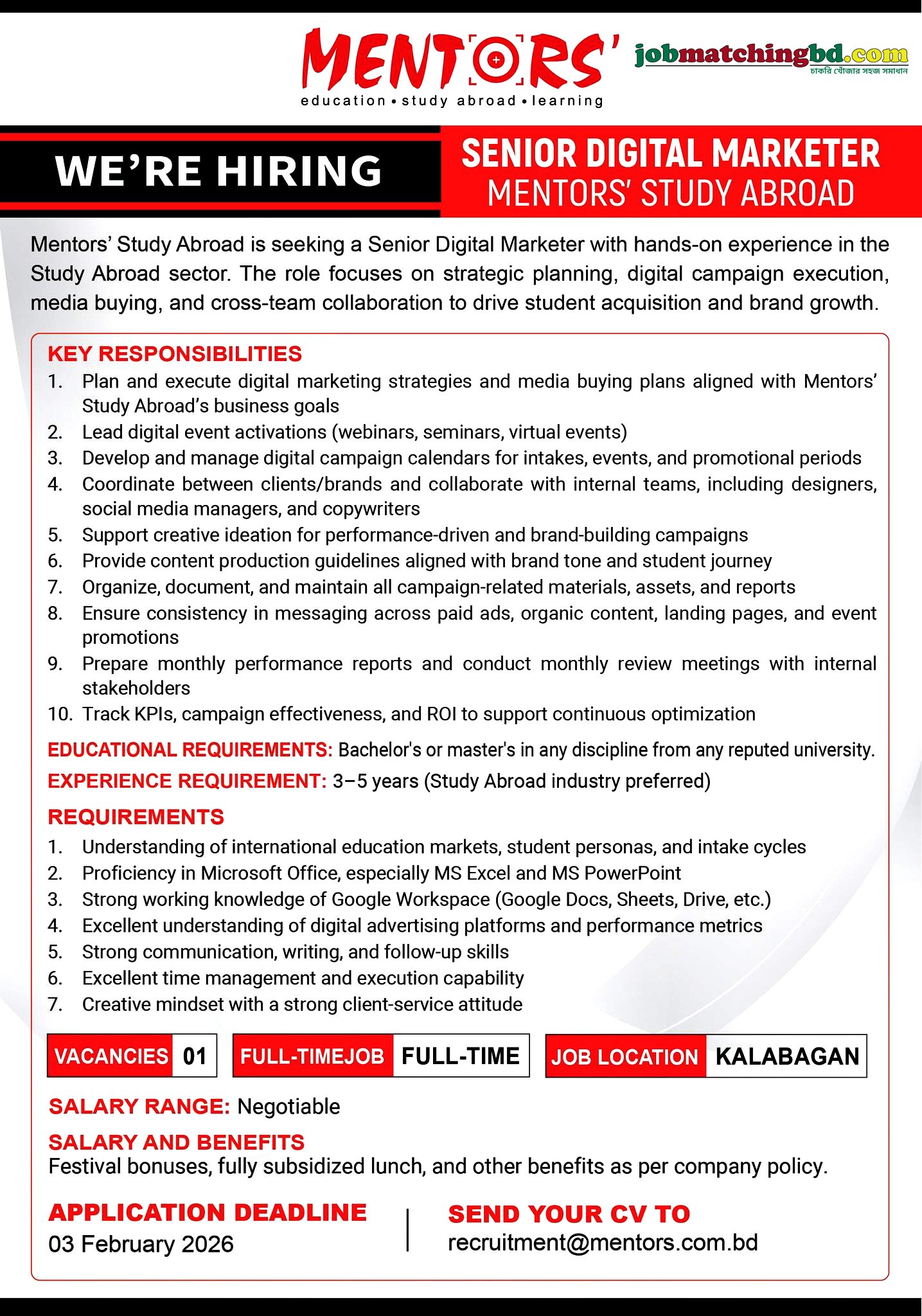 Digital Marketing Jobs in Bangladesh