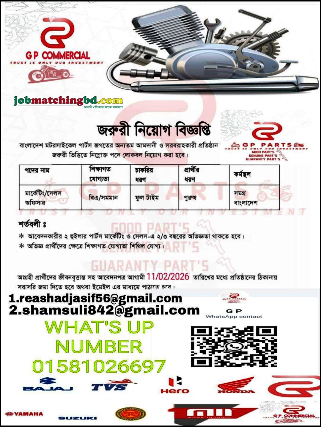 Marketing Jobs in Bangladesh