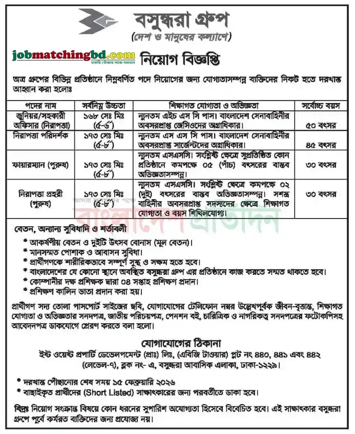 HSC Pass Job Circular