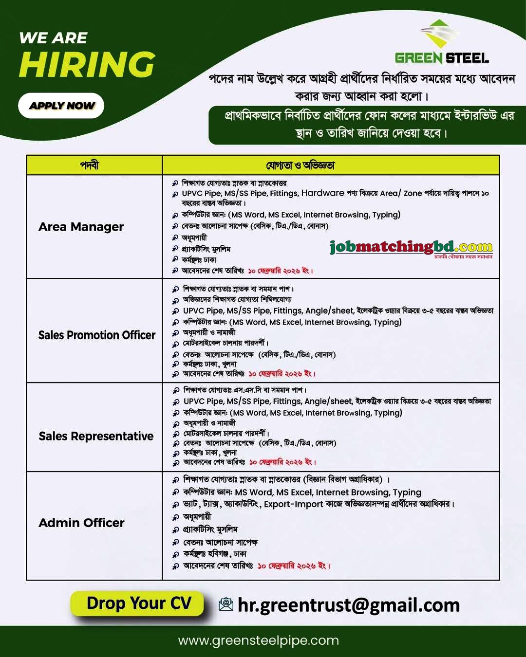 Sales Jobs in Bangladesh