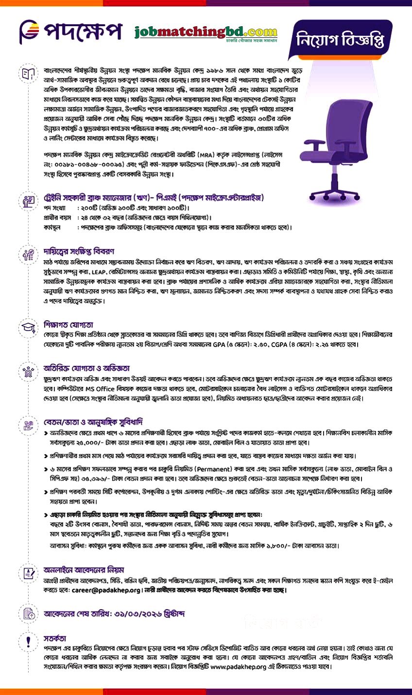 NGO Jobs in Bangladesh