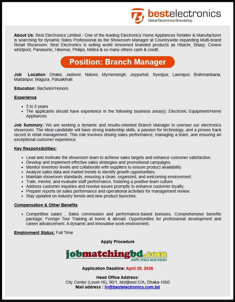Sales and Marketing Career