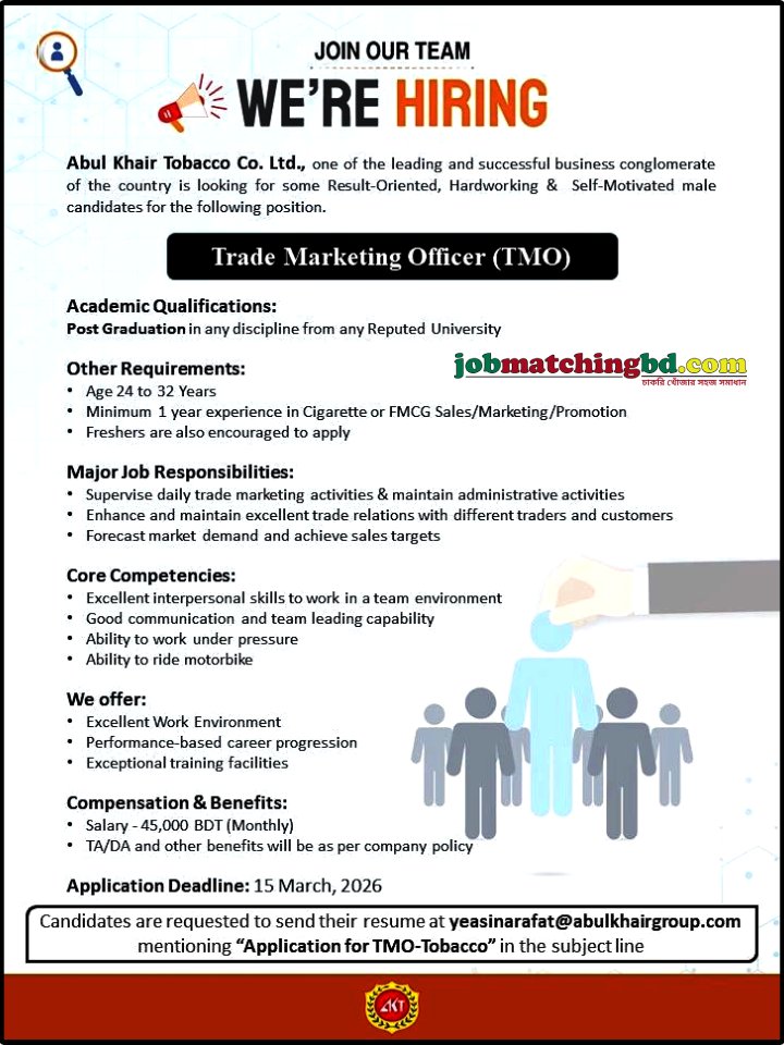 Marketing Jobs in Bangladesh