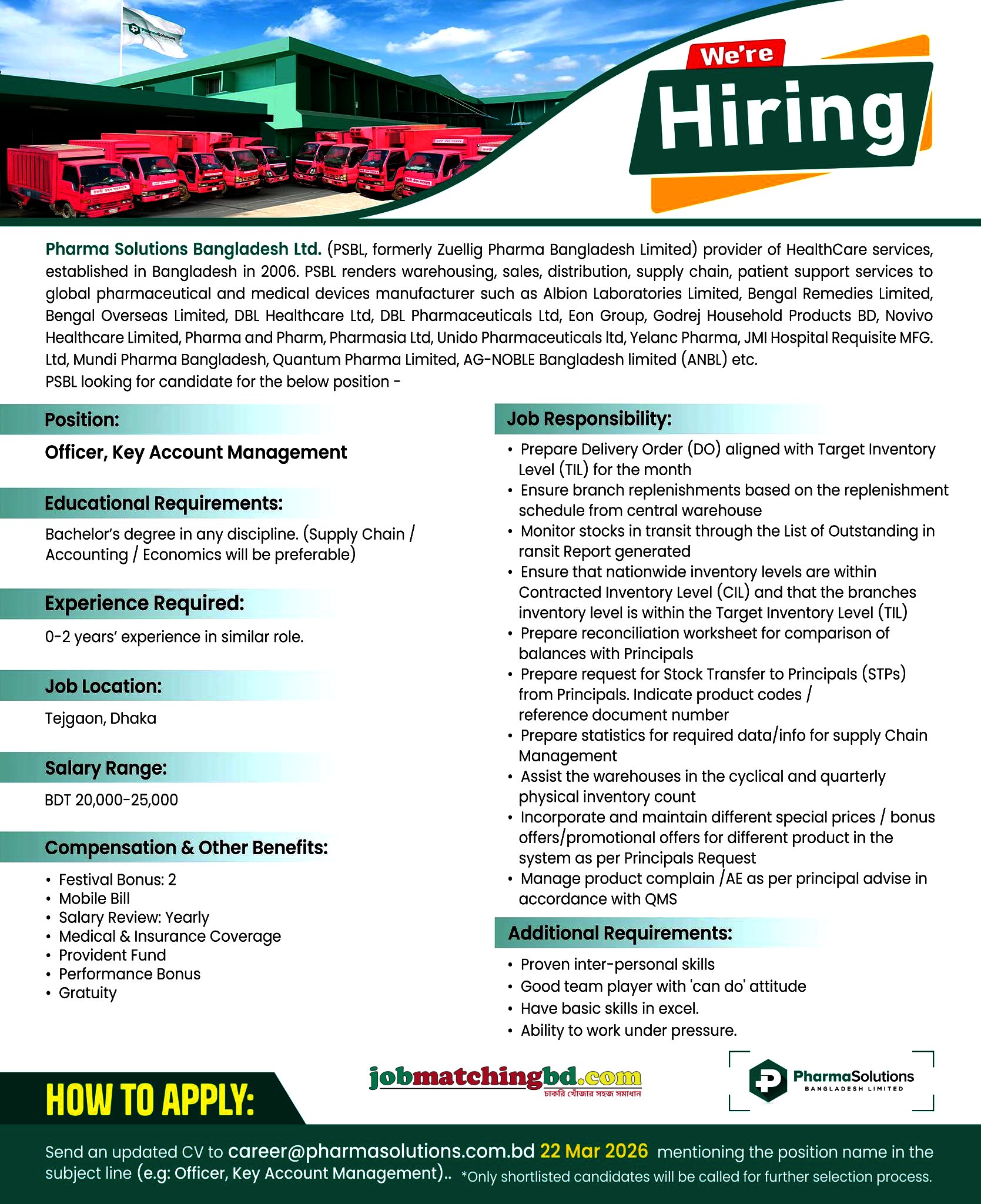 Accounting Jobs in Dhaka
