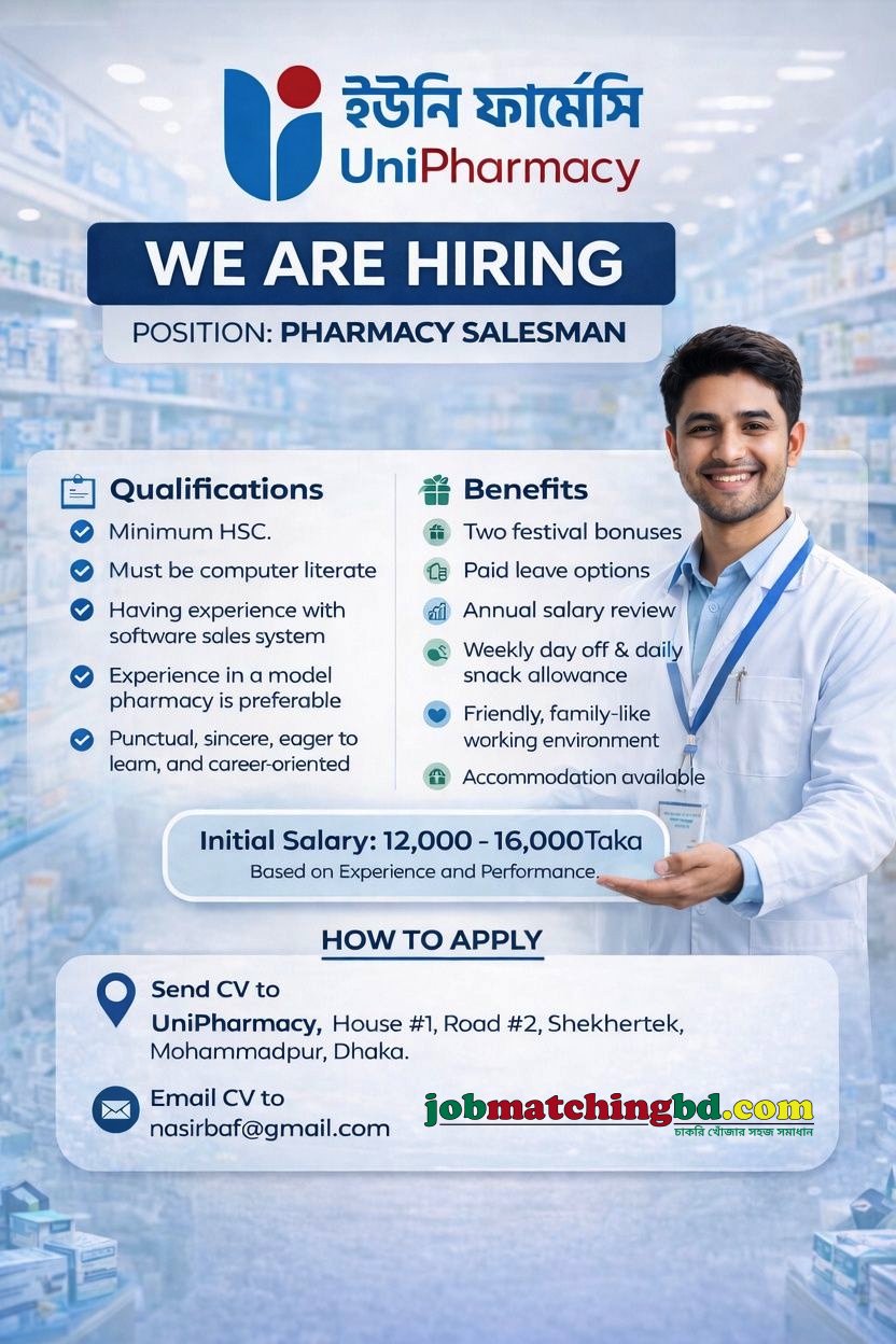 Sales Job in Bangladesh