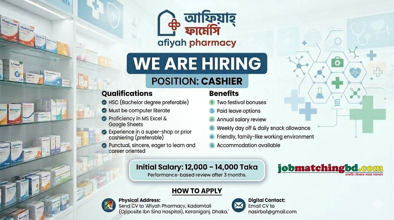 Pharmacy Job Circular