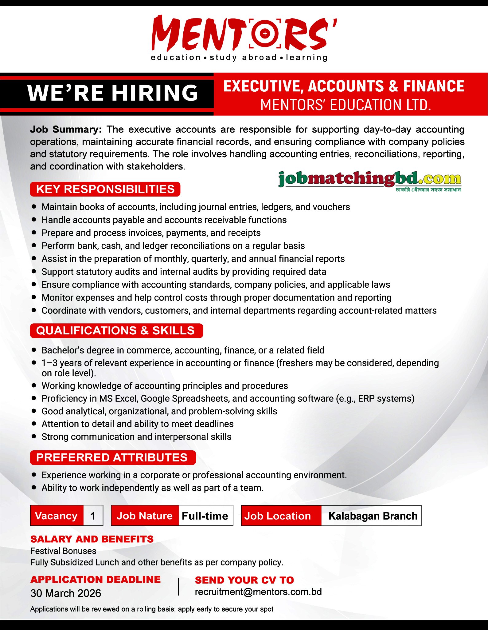 Accounts Finance Jobs