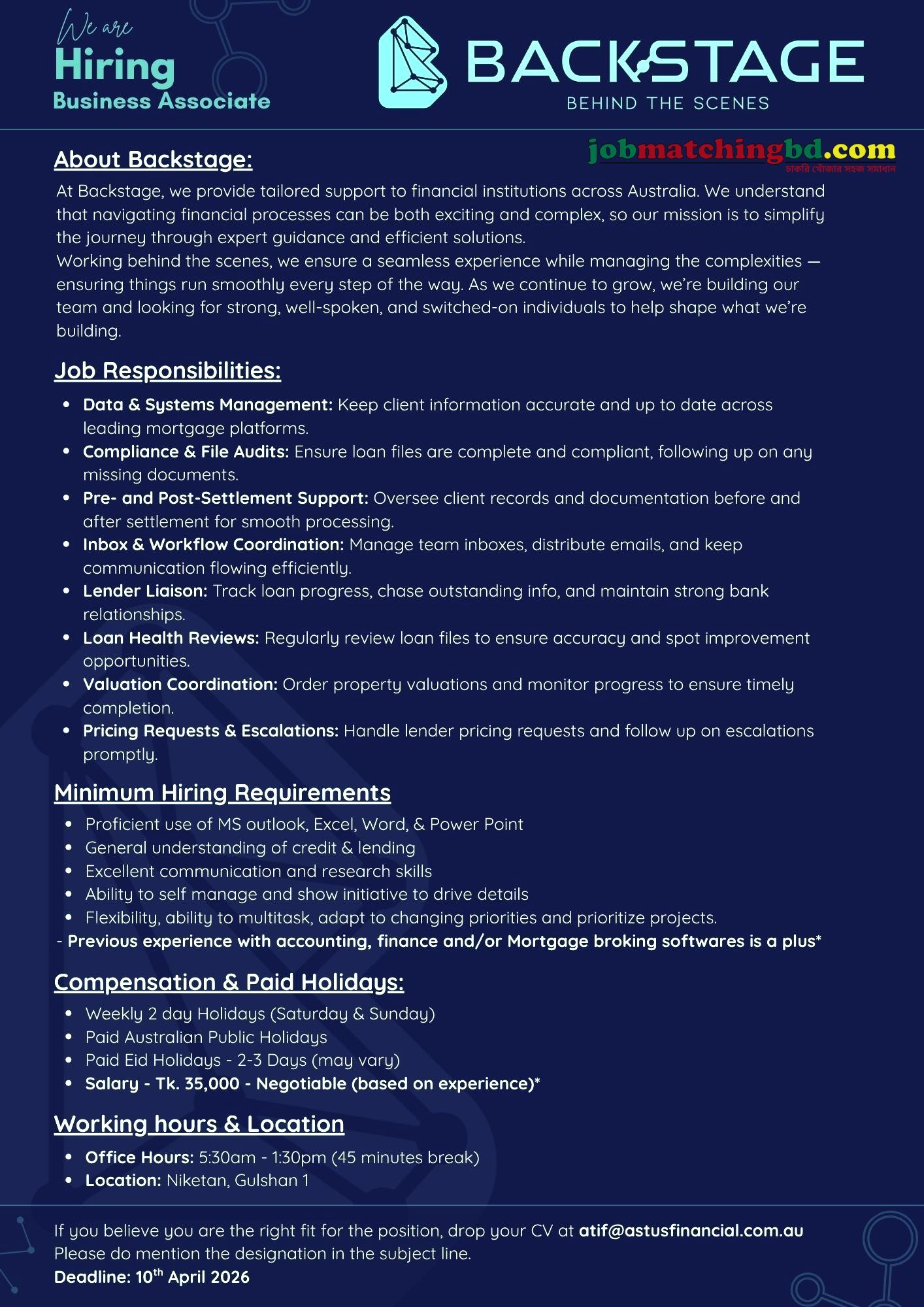 Customer Service Job