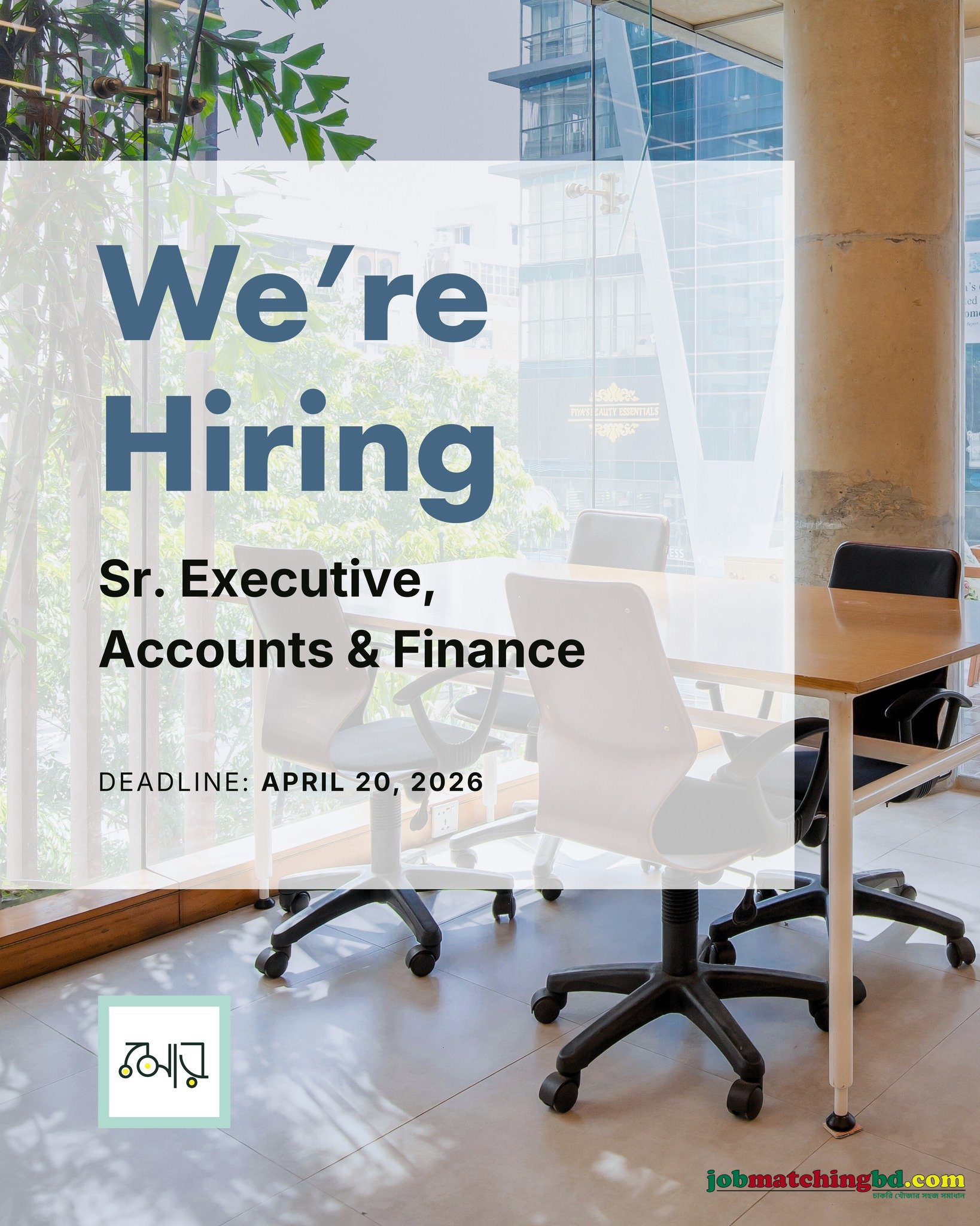 Sr. Executive, Accounts & Finance