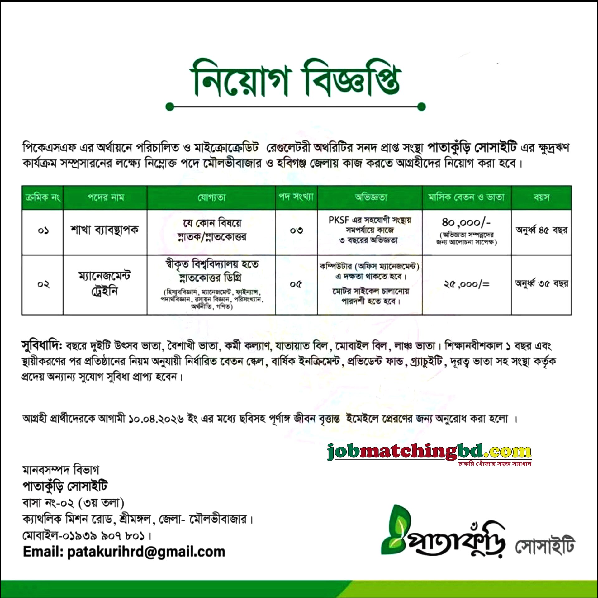 NGO Jobs in Bangladesh