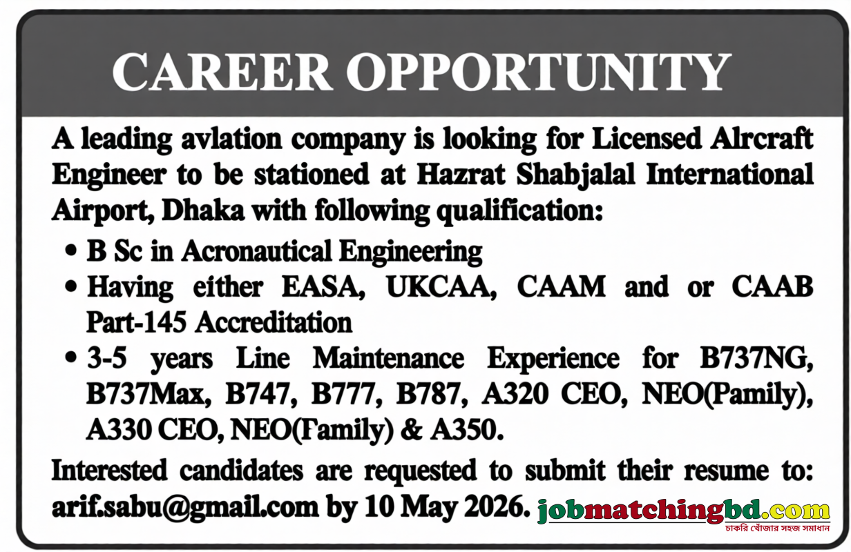 Licensed Aircraft Engineer