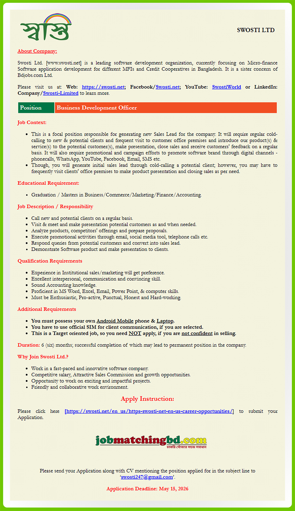 Sales and Marketing Career 2026