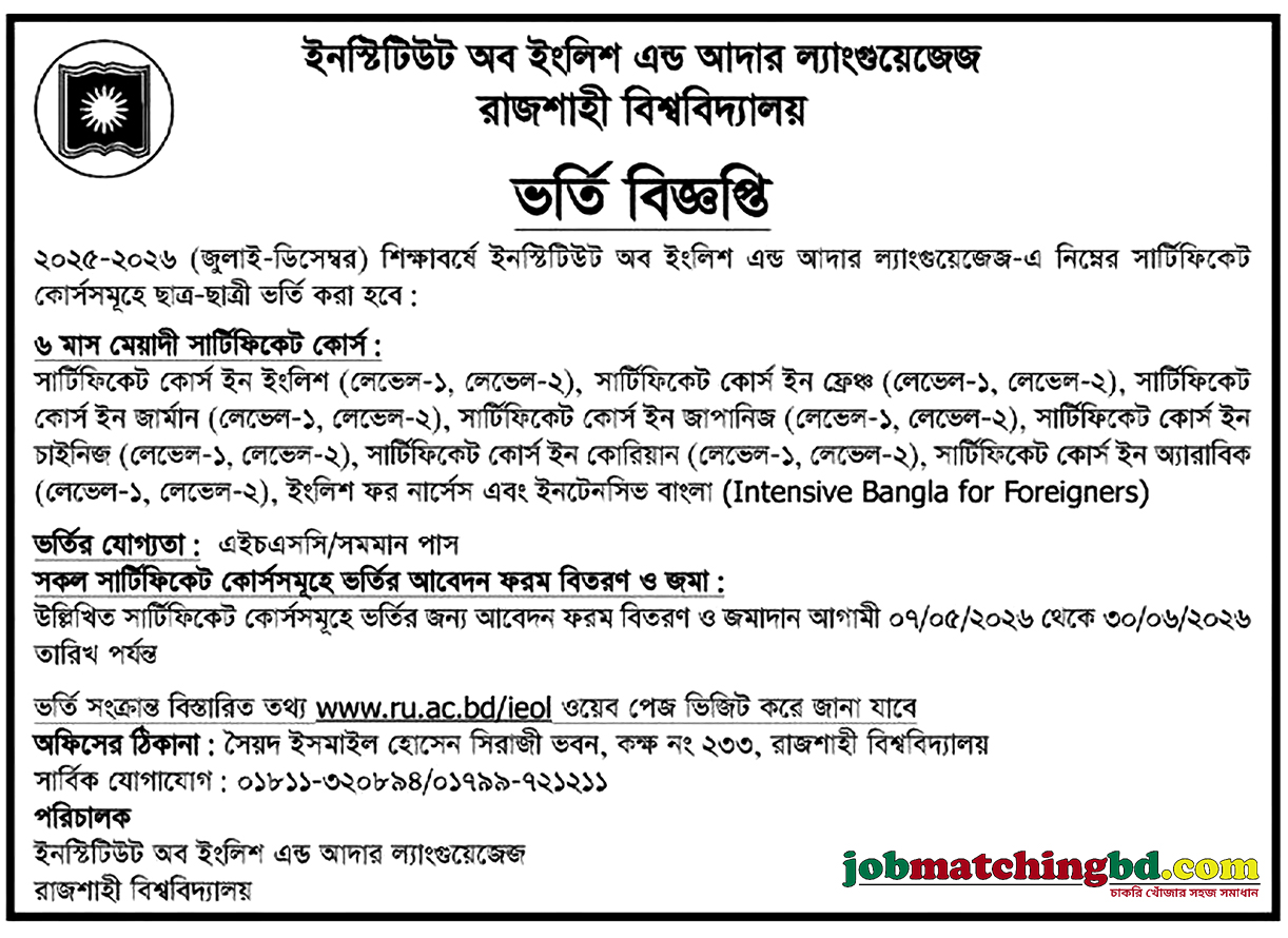Rajshahi University Admission