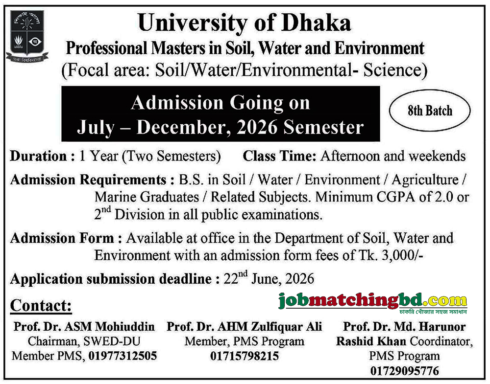 Dhaka University Admission