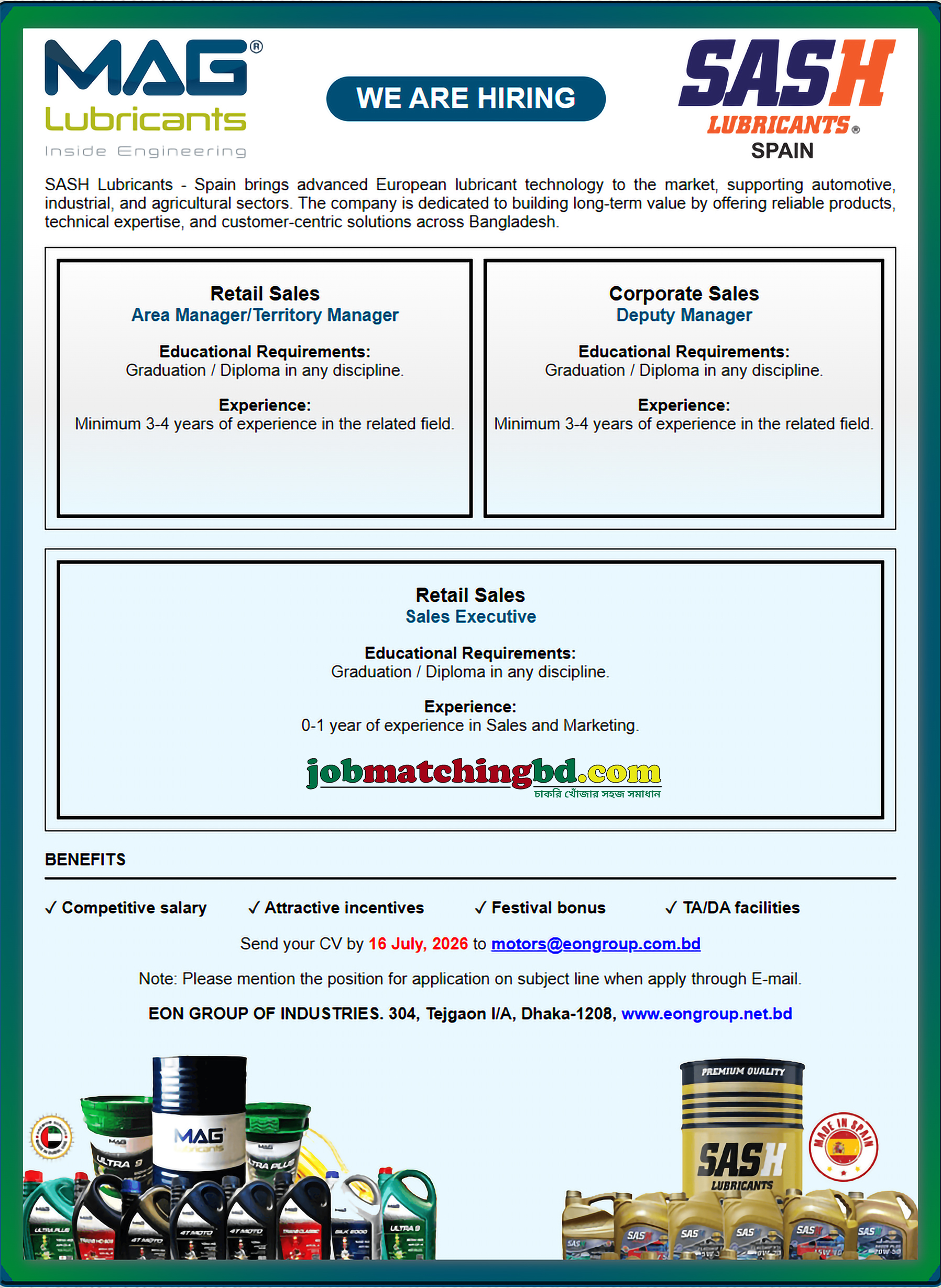 Area Manager Job 2026