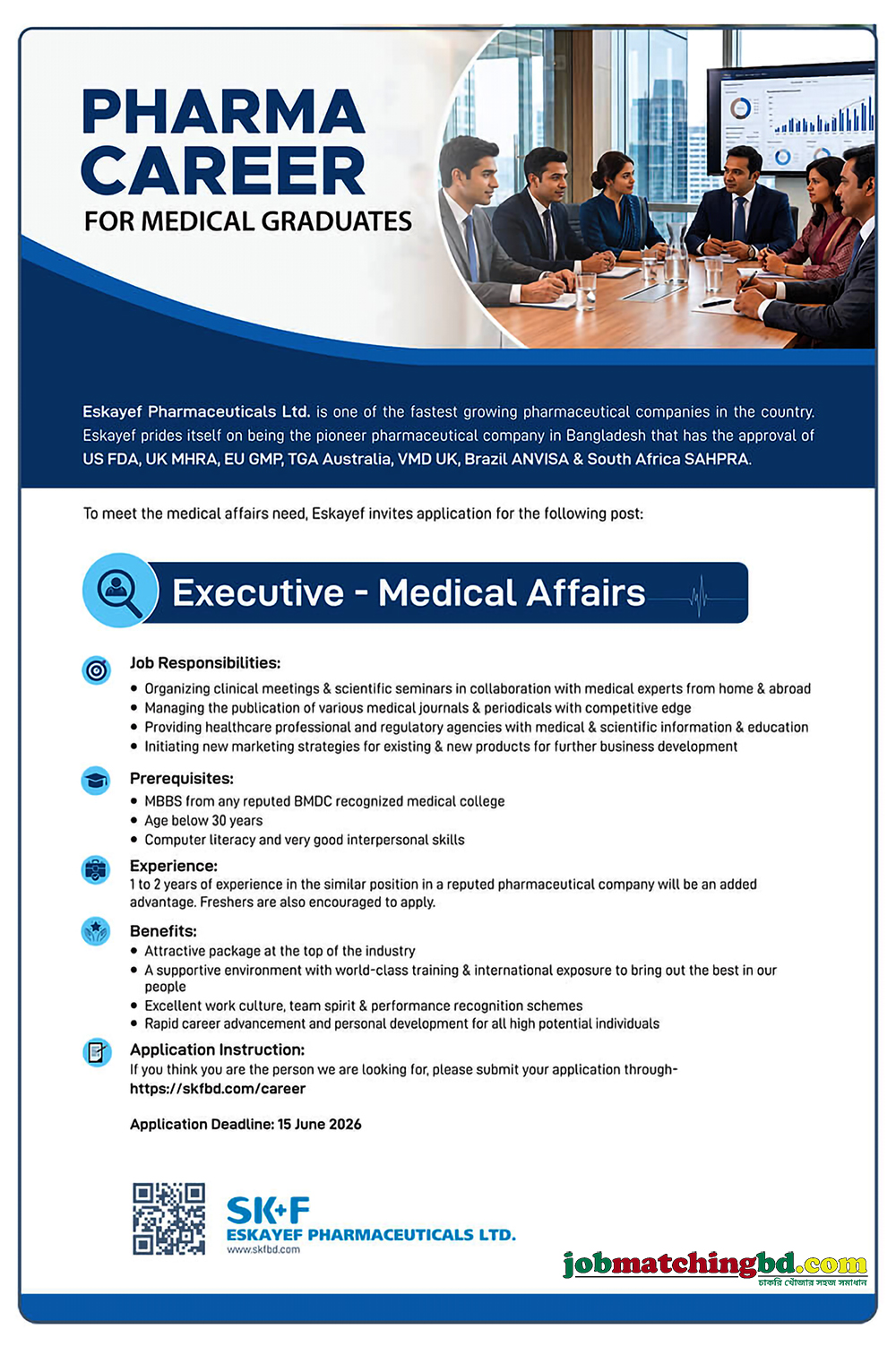 Executive Careers in BD 2026