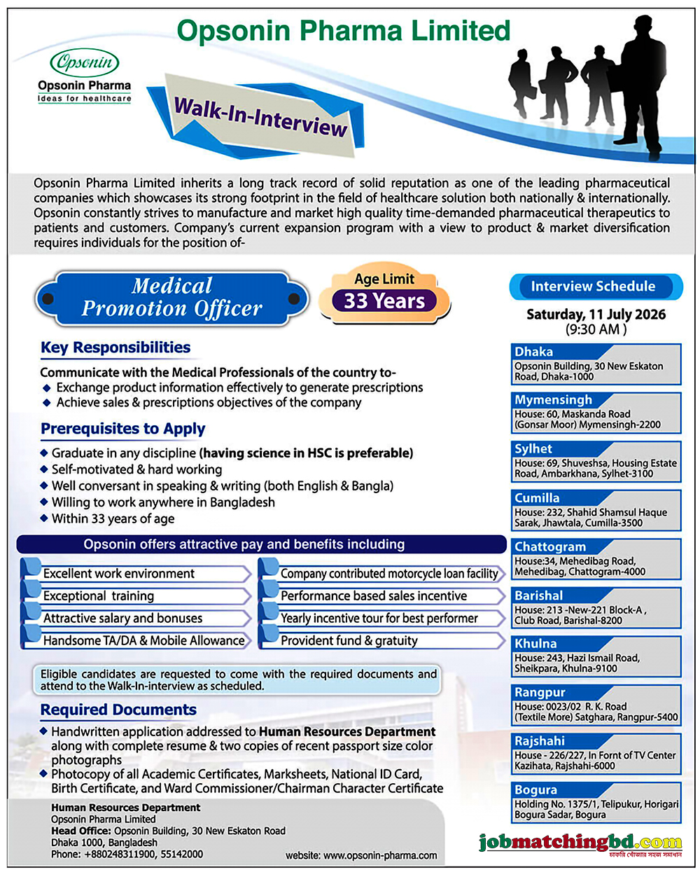 Pharma Careers BD 2026